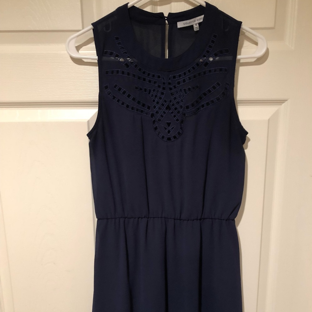 Navy blue dress